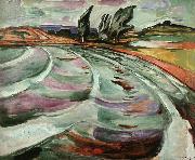 Edvard Munch The Wave oil painting reproduction